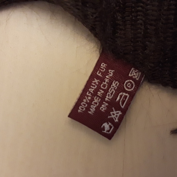 NWOT Faux Fur Brown Open Front Vest One size fits all - Picture 4 of 6